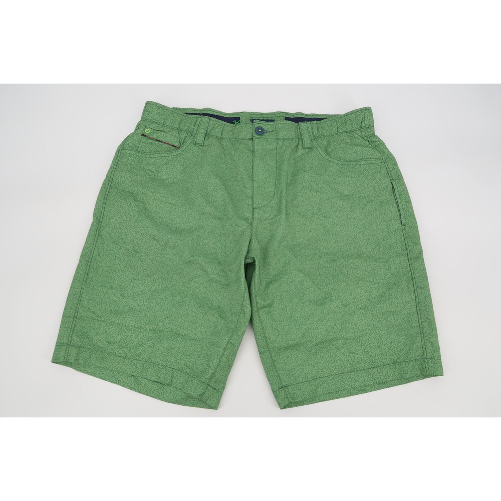 William‎ Murray Golf Shorts Mens Size 36 Green Spellout Performance